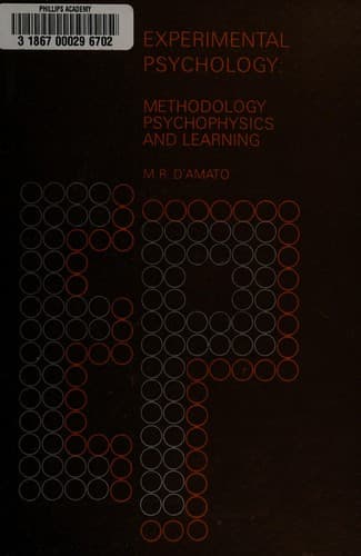 Tapa de Experimental psychology