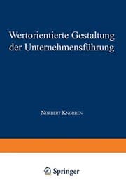 Tapa de Wertorientierte Gestaltung der Unternehmensführung
