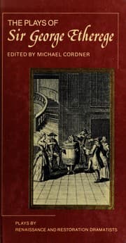 Tapa de The plays of Sir George Etherege