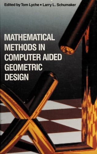 Tapa de Mathematical methods in computer aided geometric design