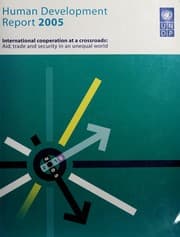 Tapa de Human development report 2005