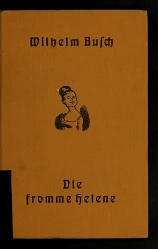 Tapa de Die fromme Helene