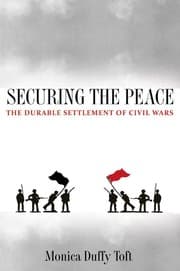 Tapa de Securing the peace