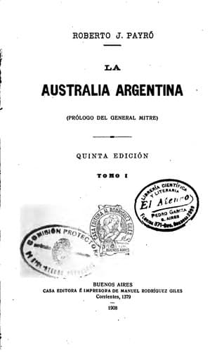 Tapa de La Australia Argentina