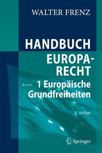 Tapa de Handbuch Europarecht
