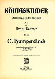 Tapa de Königskinder