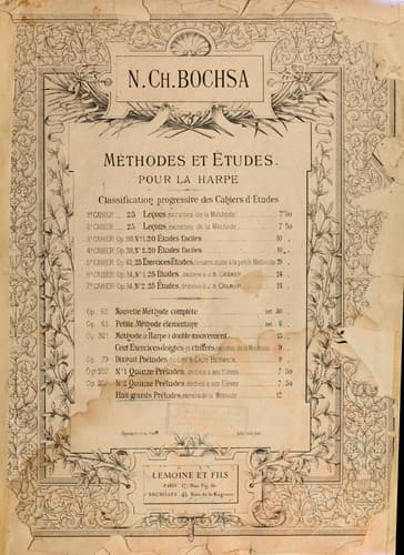 Tapa de Huit grands préludes