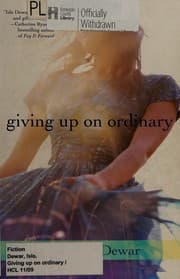 Tapa de Giving up on ordinary