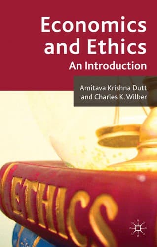 Tapa de Economics and ethics