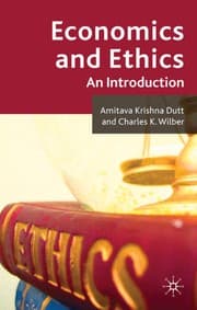 Tapa de Economics and ethics