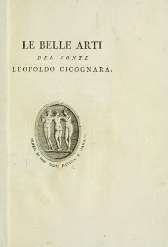 Tapa de Le belle arti