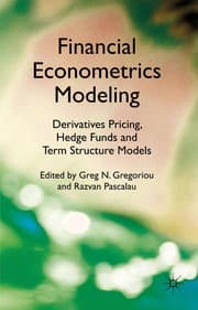 Tapa de Financial econometrics modeling