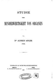 Tapa de Studie über Minderwertigkeit von Organen