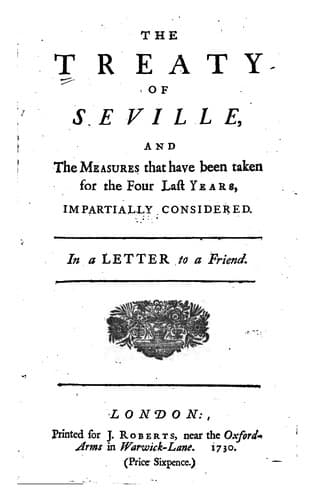 Tapa de The Treaty of Seville, and the Measures that Have Been Taken for the Four Last Years ..