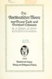 Tapa de Die norddeutschen moore