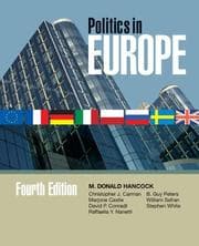 Tapa de Politics in Europe: An Introduction to the Politics of the United Kingdom, France, Germany, Italy, Sweden, ... (Politics in Europe: An Introduction to the Politics of the United)
