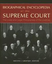 Tapa de Biographical Encyclopedia of the Supreme Court