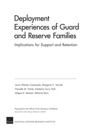 Tapa de Deployment experiences of Guard and Reserve families