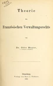 Tapa de Theorie des französischen Verwaltungsrechts