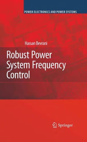 Tapa de Robust Power System Frequency Control