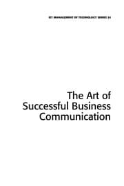 Tapa de The art of successful business communication