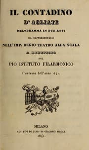 Tapa de Il contadino d'Agliate
