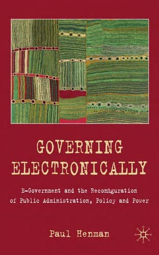Tapa de Governing electronically