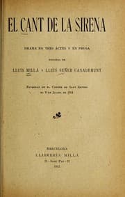 Tapa de El cant de la sirena