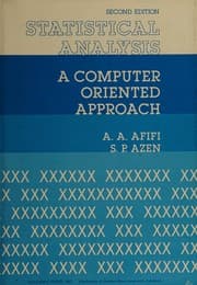 Tapa de Statistical analysis