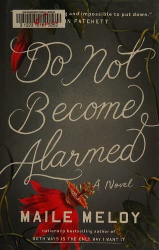 Tapa de Do not become alarmed