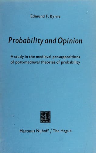 Tapa de Probability and opinion