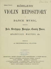 Tapa de Klers' violin repository of dance music