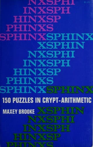 Tapa de 150 puzzles in crypt-arithmetic