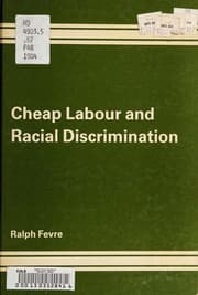 Tapa de Cheap labour and racial discrimination