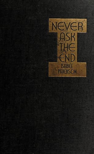 Tapa de Never ask the end
