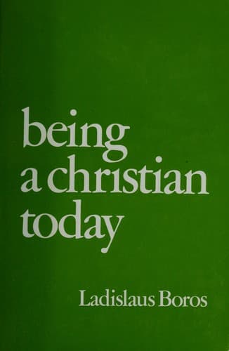 Tapa de Being a Christian today