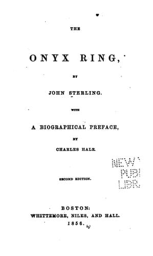 Tapa de The onyx ring