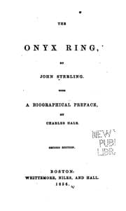 Tapa de The onyx ring