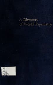 Tapa de A directory of world psychiatry