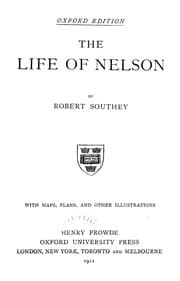 Tapa de The life of Nelson