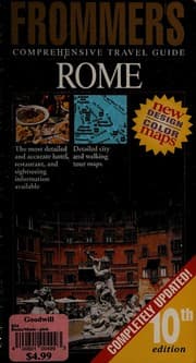 Tapa de Frommer's Comprehensive Travel Guide Rome (Serial)