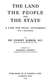 Tapa de The land, the people and the state