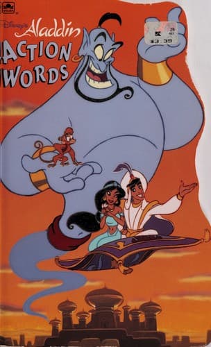 Tapa de Disney's Aladdin action words