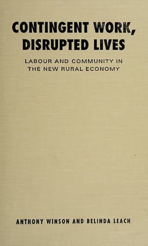 Tapa de Contingent work, disrupted lives
