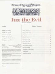Tapa de Iuz the Evil (AD&D/Greyhawk Module WGR5)