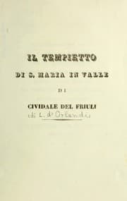 Tapa de Il tempietto di S. Maria in Valle di Cividale del Friuli