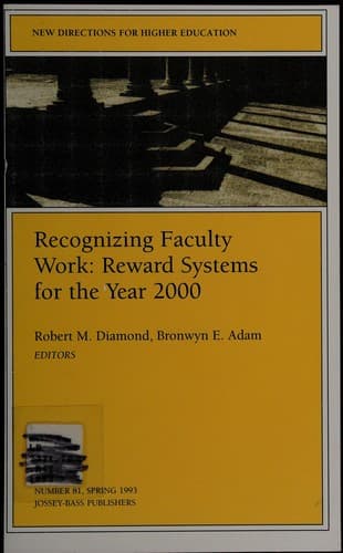 Tapa de Recognizing Faculty Work