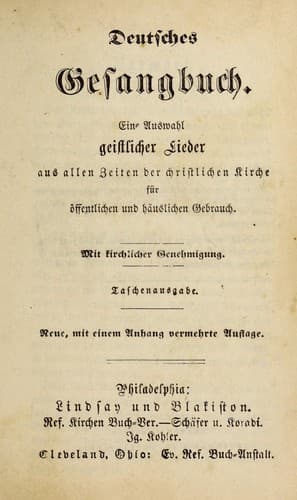 Tapa de Deutsches Gesangbuch