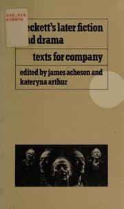 Tapa de Beckett's Later Fiction and Drama