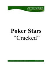 Tapa de Poker Stars "CRACKED"